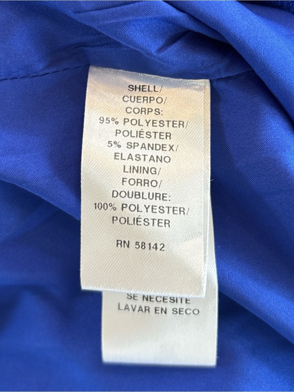 Maggy London Mirene Royal Blue Sleeveless Wrap Jumpsuit - Picture 5 of 7
